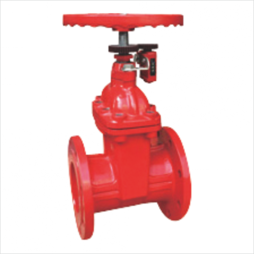 信號法蘭軟密封閘閥